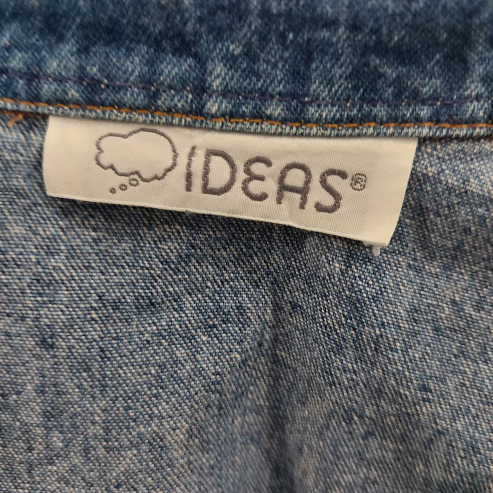 Vintage IDEAS Denim Jumpsuit Medium Made in USA Boiler Suit 100% Cotton - Picture 6 of 11